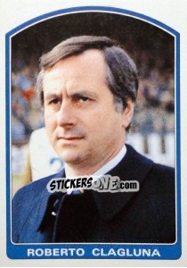 Sticker Roberto Clagluna - Supercalcio 1985-1986 - Panini