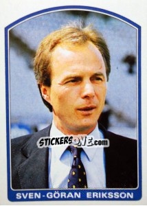 Figurina Sven-Göran Eriksson - Supercalcio 1985-1986 - Panini