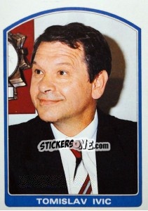 Sticker Tomislav Ivic - Supercalcio 1985-1986 n. 186 - Panini
