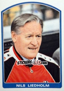 Sticker Nils Liedholm - Supercalcio 1985-1986 n. 187 - Panini