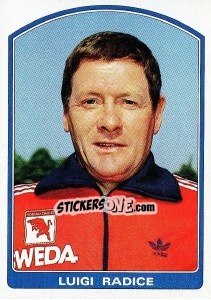 Sticker Luigi Radice - Supercalcio 1985-1986 n. 188 - Panini