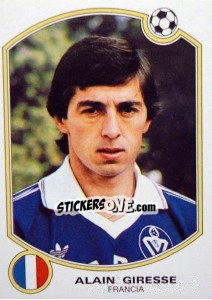 Cromo Alain Giresse - Supercalcio 1985-1986 - Panini