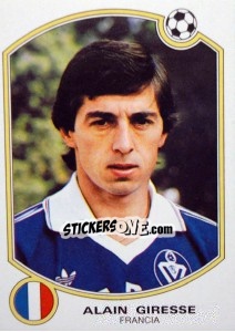 Figurina Alain Giresse - Supercalcio 1985-1986 n. 194 - Panini