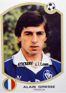 Figurina Alain Giresse - Supercalcio 1985-1986 - Panini