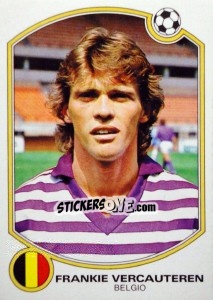 Sticker Frankie Vercauteren - Supercalcio 1985-1986 - Panini