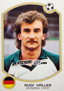 Sticker Rudi Völler - Supercalcio 1985-1986 n. 205 - Panini