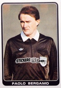 Sticker Paolo Bergamo - Supercalcio 1985-1986 n. 207 - Panini