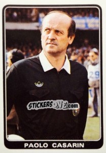 Sticker Paolo Casarin - Supercalcio 1985-1986 - Panini