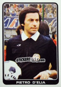 Figurina Pietro D'Elia - Supercalcio 1985-1986 - Panini