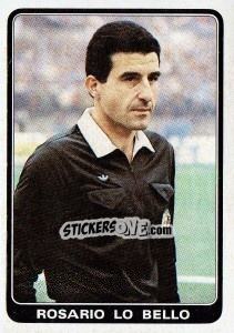 Sticker Rosario Lo Bello - Supercalcio 1985-1986 - Panini