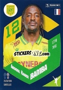 Sticker Abdoul Kader Bamba - Foot 2023-2024
 n. 294 - Panini