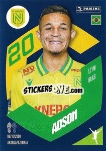 Cromo Adson - Foot 2023-2024
 n. 293 - Panini
