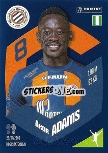 Sticker Akor Adams - Foot 2023-2024
 n. 270 - Panini