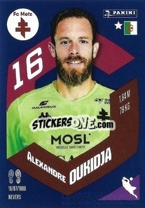 Sticker Alexandre Oukidja - Foot 2023-2024
 n. 213 - Panini