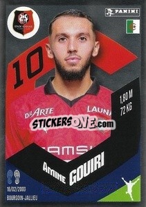 Sticker Amine Gouiri (L'As) - Foot 2023-2024
 n. 392 - Panini