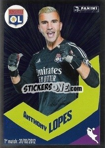 Sticker Anthony Lopes (Fidèle au Poste) - Foot 2023-2024
 n. 165 - Panini