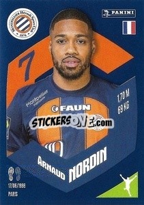 Sticker Arnaud Nordin - Foot 2023-2024
 n. 273 - Panini