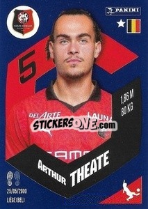 Sticker Arthur Theate - Foot 2023-2024
 n. 383 - Panini