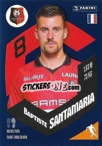 Sticker Baptiste Santamaria - Foot 2023-2024
 n. 391 - Panini
