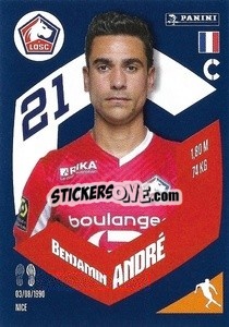 Sticker Benjamin André - Foot 2023-2024
 n. 119 - Panini