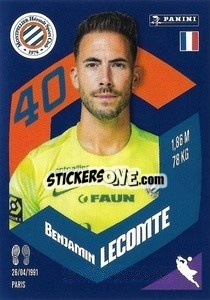 Sticker Benjamin Lecomte - Foot 2023-2024
 n. 258 - Panini
