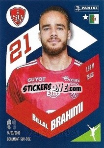 Sticker Billal Brahimi - Foot 2023-2024
 n. 38 - Panini