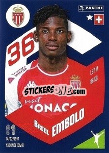 Sticker Breel Embolo - Foot 2023-2024
 n. 251 - Panini