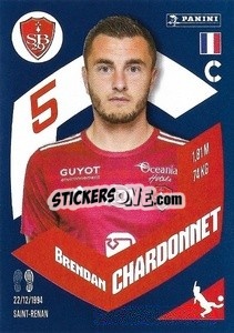 Sticker Brendan Chardonnet - Foot 2023-2024
 n. 28 - Panini