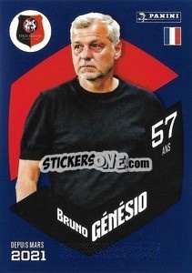 Sticker Bruno Genesio (Rennes) - Foot 2023-2024
 n. 17 - Panini