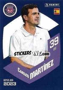 Cromo Carles Martínez Novell (Toulouse) - Foot 2023-2024
 n. 19 - Panini