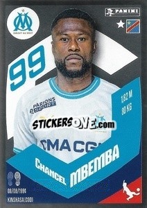 Sticker Chancel Mbemba (Le Roc) - Foot 2023-2024
 n. 196 - Panini