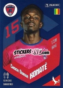 Sticker Cheick Oumar Konaté - Foot 2023-2024
 n. 50 - Panini