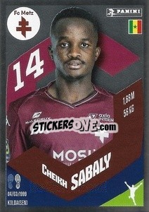 Figurina Cheikh Sabaly (L'As) - Foot 2023-2024
 n. 229 - Panini