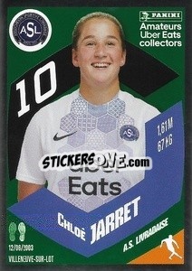 Sticker Chloé Jarret (AS Livradaise) - Foot 2023-2024
 n. UE08 - Panini