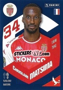 Sticker Chrislain Matsima - Foot 2023-2024
 n. 238 - Panini