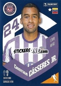 Sticker Cristian Cásseres Jr. - Foot 2023-2024
 n. 430 - Panini