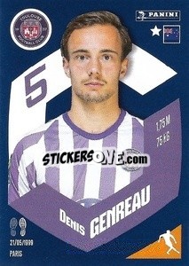 Sticker Denis Genreau - Foot 2023-2024
 n. 432 - Panini