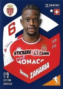 Sticker Denis Zakaria - Foot 2023-2024
 n. 248 - Panini