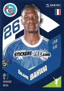 Sticker Dilane Bakwa - Foot 2023-2024
 n. 414 - Panini