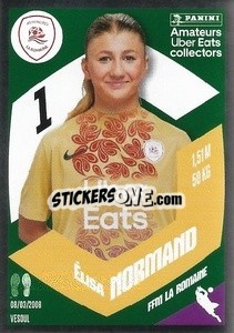 Sticker Élisa Normand (FC FFM La Romaine) - Foot 2023-2024
 n. UE02 - Panini