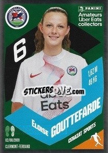 Figurina Eloise Gouttefarde (Cebazat Sports) - Foot 2023-2024
 n. UE14 - Panini