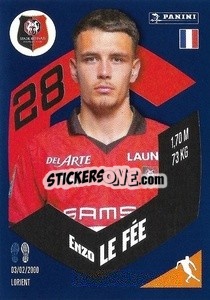 Figurina Enzo Le Fée - Foot 2023-2024
 n. 388 - Panini