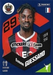 Sticker Evann Guessand - Foot 2023-2024
 n. 328 - Panini