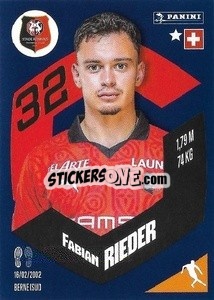 Sticker Fabian Rieder - Foot 2023-2024
 n. 390 - Panini