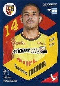 Sticker Facundo Medina - Foot 2023-2024
 n. 98 - Panini