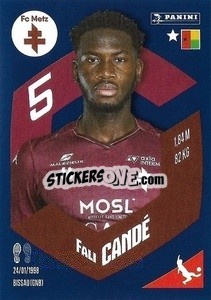 Sticker Fali Candé - Foot 2023-2024
 n. 214 - Panini