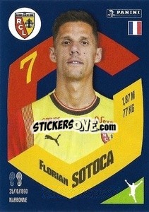 Sticker Florian Sotoca - Foot 2023-2024
 n. 106 - Panini