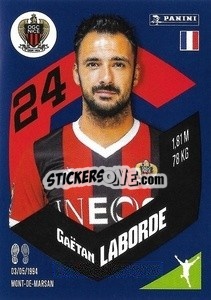 Sticker Gaëtan Laborde - Foot 2023-2024
 n. 329 - Panini