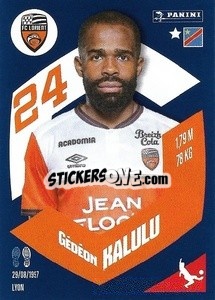 Figurina Gédéon Kalulu - Foot 2023-2024
 n. 136 - Panini