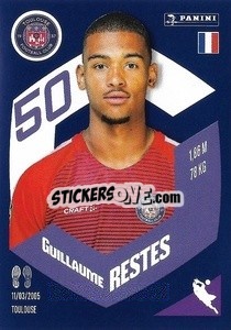 Sticker Guillaume Restes - Foot 2023-2024
 n. 424 - Panini